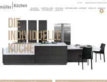 Tablet Screenshot of mueller-kuechen.com